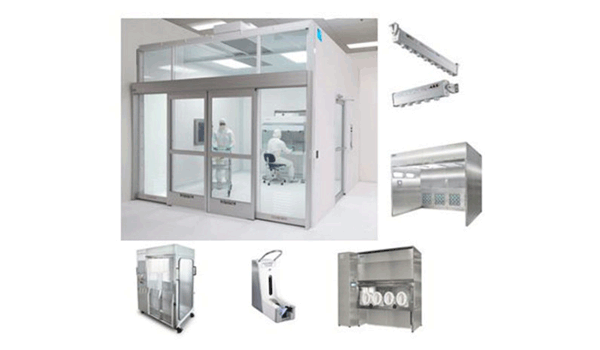 Vật liệu sử dụng trong xây dựng phòng sạch không thể thiếu.